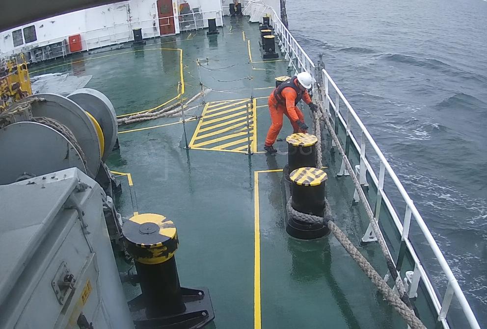 Representative camera view for Mooring Operations